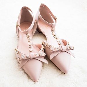 Kate Spade Becca Studded Bow Ballerina Flat